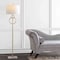 Jonathan Y Haines 60" Modern Circle Marble/Metal LED Floor Lamp, Gold JYL1097A - alternate 2