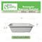 Ecoquality 22oz Rectangular Sugarcane Container, Compostable Bowls for Takeout, and Restaurant, 200PK EQCRTB22-200 - alternate 2