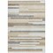 Homeroots 5' X 8' Ivory Beige And Taupe Striped Washable Indoor Outdoor Area Rug 613285 - alternate 3