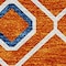 Homeroots 10' X 14' Orange Blue And Purple Geometric Washable Indoor Outdoor Area Rug 612213 - alternate 2