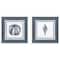 Homeroots Set Of Two Seaside Blues III White Framed Wall Art, 2PK 653901 - alternate 1