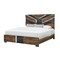 Global Furniture Usa Modern Optimus Brown/Black King Bed OPTIMUS-BRWN/BLK-KB - alternate 2