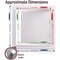 Morvat 10x10 Access Panel with Door for Drywall & Ceiling, 20PK MOR-PAP-1010-20PACK-A - alternate 2