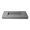 Alfi Brand 48 inch Solid Concrete Rectangular Countertop Sink ABCO48R - alternate 2