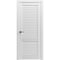 Sartodoors Interior Door 36 x 84 inches, Louver 3388 Primed Wh1te, Single Regular Panel Frame Handle, Louver LOUVER3388ID-PRI-2896 - alternate 1