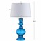Jonathan Y Genie 28.5" Glass LED Table Lamp, Night Blue, 2PK JYL1061C-SET2 - alternate 2