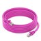 Maximm 10ft Cat6 Pure Copper UTP Ethernet Cable, Pink CAT6-10FT-PINK - alternate 1