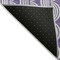 Homeroots 8' Purple And Ivory Round Ogee Washable Indoor Outdoor Area Rug 601598 - alternate 2