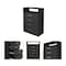 Homeroots 31" Black Four Drawer Vertical Dresser 403741 - alternate 1