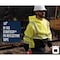 Oberon Hi-Vis 100% FR/Arc-Rated Heavyweight 12 oz Hoodie, Pullover, Black Bottom, Hi-Vis Yellow, 3XL ZFC106-3XL - alternate 2