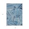 Homeroots 8' X 10' Blue And Teal Blue Geometric Washable Indoor Outdoor Area Rug 594770 - alternate 2