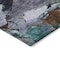 Homeroots 3' X 5' Blue Gray And Brown Abstract Washable Indoor Outdoor Area Rug 603119 - alternate 2