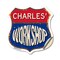 Signmission Charles's Workshop, 12 Inch X 12 Inch, Vinyl Decal SHI-D-12-489-CHARLES - alternate 1