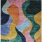 Homeroots 9' X 12' Green Orange And Pink Abstract Washable Indoor Outdoor Area Rug 604454 - alternate 2
