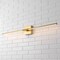 Jonathan Y McKenna 32" Modern Minimalist Dimmable Integrated LED Metal Wall Sconce, Brass Gold JYL7040B - alternate 2