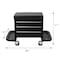 Wrightmaster 47.5in.*32.99in.*39.09in. Tool Chest with 3 Drawers, Cushioned Seat, Tool Tray&Heavy-Duty Casters ZoroP276699 - alternate 3