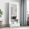 Global Furniture Usa Contemporary Ella White Narrow Tall Mirror With Led And Speaker ELLA-WHITE-NARROW TALL MR W/ LED & SPEAKER - alternate 3