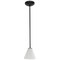 Access Lighting Martini, Pendant, Oil Rubbed Bronze Finish, White Glass 28004-1R-ORB/WHT - alternate 2
