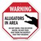 Signmission Warning Alligators in Area Do Not S, 6 Inch X 6 Inch, Plastic Sign OC-P-6-339 - alternate 1