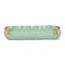 Homeroots 8in Aqua And Gold Cast Iron Ribbons Vanity Tray 634800 - alternate 1