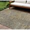 Homeroots 9' X 12' Gold And Gray Abstract Washable Indoor Outdoor Area Rug 596798 - alternate 1
