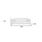 Homeroots 89" White Italian Leather Sofa With Silver Legs 534158 - alternate 4