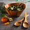 Gibson Home Sherwood 3 Piece Acacia Wood Salad Bowl and Serving Utensil Set in Brown 127385.03R - alternate 3