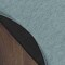 Homeroots 8' Aqua And Ivory Round Geometric Indoor Outdoor Area Rug 552320 - alternate 2