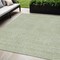 Homeroots 5' X 8' Mint Green Geometric Washable Indoor Outdoor Area Rug 607489 - alternate 1