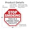 Signmission Stop Smoking This Is a Smoke Free F, 18 Inch X 18 Inch, Plastic Sign OC-P-18-88 - alternate 2