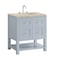 James Martin Vanities Breckenridge 30" Single Vanity, Serenity Blue, w/ 3 CM Tajnar Eclos Top 330-V30-SRB-3TJR - alternate 3