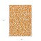 Homeroots 5' X 8' Orange And Ivory Geometric Washable Indoor Outdoor Area Rug 599299 - alternate 2