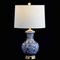 Jonathan Y Jennifer 25.25" Ceramic/Metal LED Table Lamp, Blue/White, 2PK JYL1072A-SET2 - alternate 6