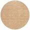 Homeroots 8' Salmon Round Floral Washable Indoor Outdoor Area Rug 607382 - alternate 2