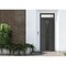 Vdomdoors Front Exterior Prehung Metal-Plastic Door Frosted Glass / MANUX 8112 Antracite / Office Commercial MANUX8112EXD-ANT-W32-H80+14-RH-I - alternate 1