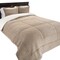 Lavish Home Full/Queen Comforter Set 3-Piece Sherpa and Fleece Bedspread with Pillow Shams, Taupe 66-401-FQ-T - alternate 3