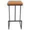 Leisuremod Quincy Quilted Stitched Leather Bar Stools with Metal Frame, Light Brown QS29BR - alternate 2