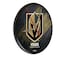 Holland Bar Stool Co Vegas Golden Knights 13" Solid Wood Clock WClkPBlkLVGdKn - alternate 1