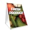 Signmission Fresh Produce, 36 Inch x 24 Inch A-frame Yard Sign, Plastic Sign SBC-2436-Fresh Produce - alternate 1