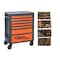Beta RSC24 Orange 7-Drawer Rolling Tool Cabinet with 207 Piece SAE Tool Set ZUS46715924 - alternate 1