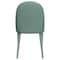 Leisuremod Seville Modern Leather Dining Side Chair with Iron Legs in Green SC48G - alternate 3