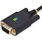Startech.Com 10FT 3M USB TO NULL MODEM SERIAL ADAPTER CABLE, COM RETENTION, FTDI, USB-A TO DB9 RS232,  1P10FFCN-USB-SERIAL - alternate 2