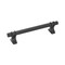 Amerock Davenport 5-1/16 in 128 mm Center-to-Center Matte Black Cabinet Pull BP36606MB - alternate 1