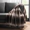 Arkwright Home Aston & Arden Bronze Moon Faux Fur Throw 50x70 Brow - 1 Blanket P-TH-FF-5070-BR - alternate 2