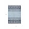 Homeroots 10' X 14' Blue Sky Blue And Ivory Geometric Washable Indoor Outdoor Area Rug 613830 - alternate 2