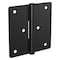 National Hardware Modern Square Gate Hinge, Steel, Black, Tapping Screws Mounting N166-024 - alternate 1