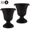 Pure Garden Outdoor Planter 2-Pack 16x18 in Urn Planters Plastic Plant Pots for Indoor or OutdoorFlower Pots 50-LG1431 - alternate 2