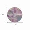 Homeroots 8' Lavender And Purple Round Abstract Washable Indoor Outdoor Area Rug 609306 - alternate 2