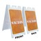 Signmission Cheese Nachos, A-Frame & 2 Decals Installed, Heavy-Duty Plastic Frame SBHD-D-2436-30361 - alternate 2