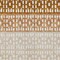 Homeroots 5' X 8' Orange Beige And Ivory Geometric Washable Indoor Outdoor Area Rug 613862 - alternate 2